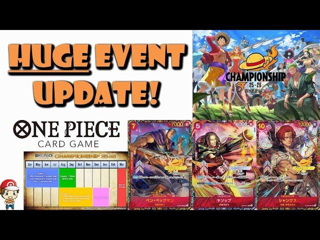 HUGE One Piece TCG Event Update! 2025 Roadmap! Stunning Prize Cards! (One Piece TCG News)