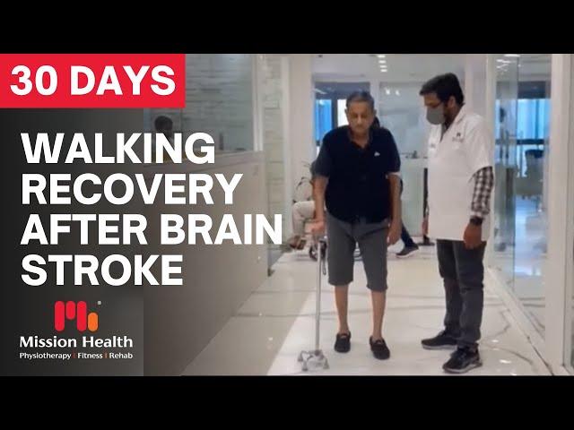 Recovery In 30 Days Post Brain Stroke With Robotic Physiotherapy In India | Fastest Paralysis Rehab