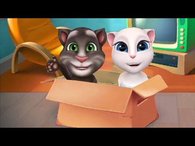 My Talking Tom Kid and My Talking Angela Baby Gameplay - Baby Positon Leve 1