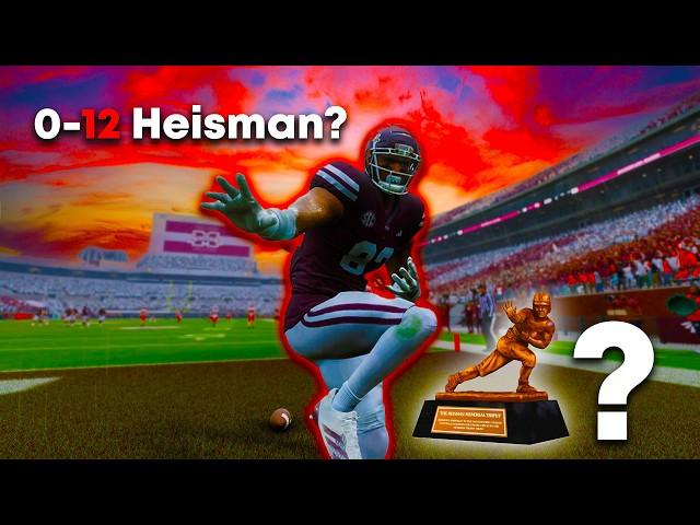 Can a WR win the Heisman with ZERO Wins