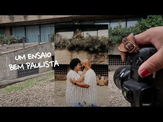 POV - Bastidores de ensaio de casal na Avenida Paulista | Raphaela Fotografia