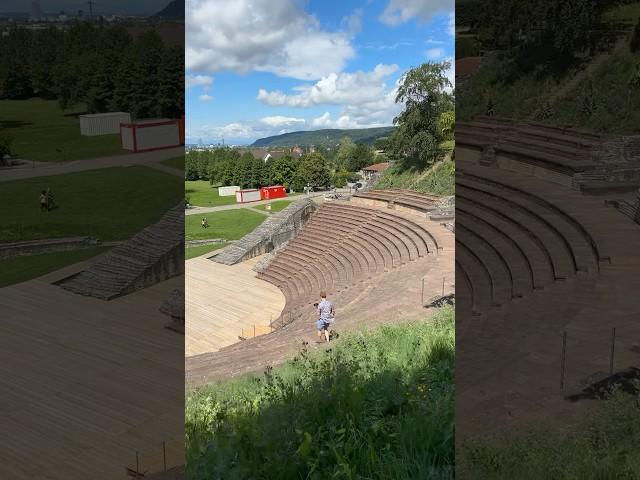 Ancient Theatre of Augusta Raurica: Journey Through Switzerland's Roman Past in Kaiseraugst #shorts