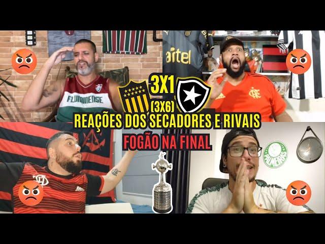 REAÇÕES DOS SECADORES - RIVAIS REVOLTADOS COM BOTAFOGO NA FINAL - LIBERTADORES 2024