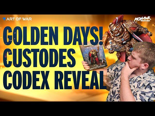 Is There Anything Competitive About the NEW Adeptus Custodes Codex?  Full Review