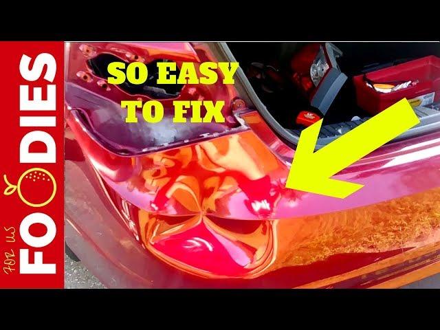 How To Fix A Dent in A Plastic Car Bumper With Boiling Water