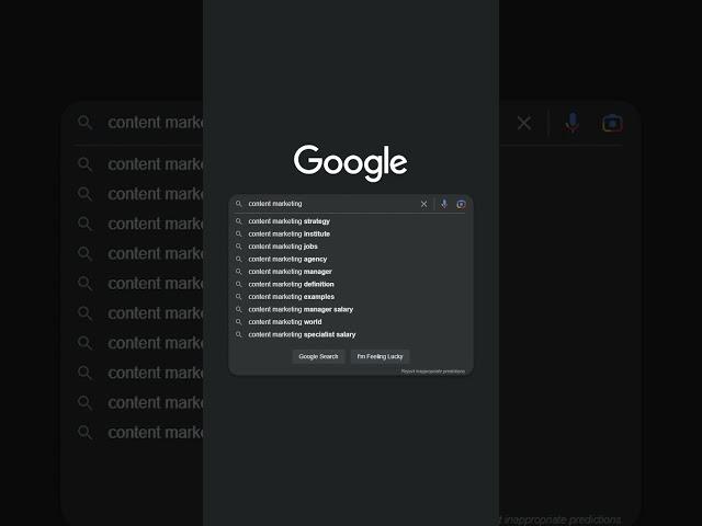 Google Autosuggest: The Secret Weapon for Creative Content Ideas #shorts