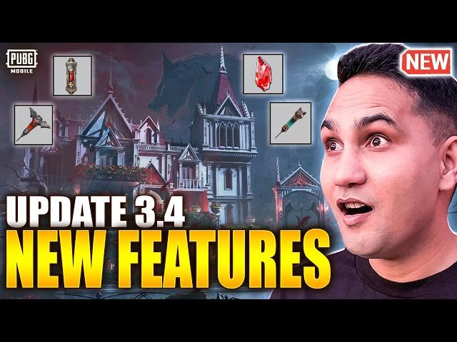 PUBG Mobile Update 3.4 New Features | Update 3.4 Tips And Tricks | PUBG MOBILE | BGMI