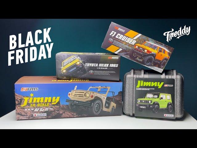 Good time to increase a collection. 4 great offers by FMS remote control model cars. Black Friday.