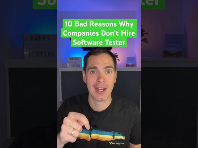 Why companies don’t hire software tester? #softwaretesting #testing