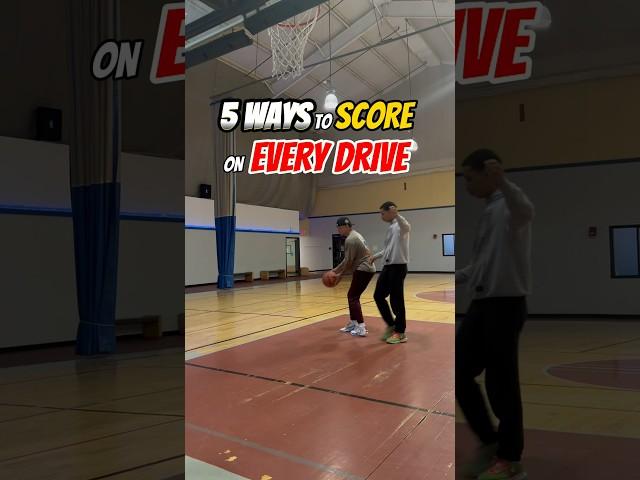 HOW TO SCORE ON EVERY DRIVE #basketball