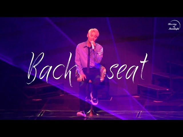 240428 BACK SEAT - 김준수  XIA 2024 ENCORE CONCERT Chapter 1 : Recreation