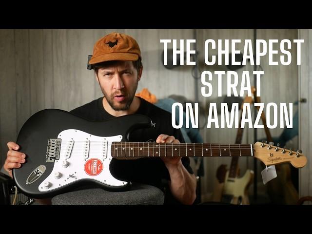 The Cheapest Fender Strat on Amazon - I Bought One - Squier Debut