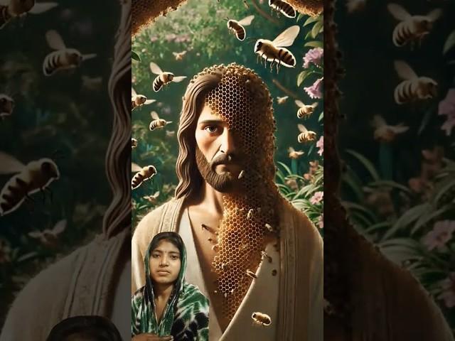 ️jesus And Bees  #jesus #shortvideo #funny #jesusitrustinyoulove #love
