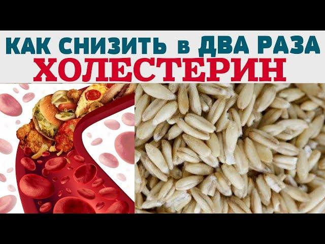 КАК СНИЗИТЬ УРОВЕНЬ ХОЛЕСТЕРИНА / Избавиться от ХОЛЕСТЕРИНА в домашних условиях без ЛЕКАРСТВ