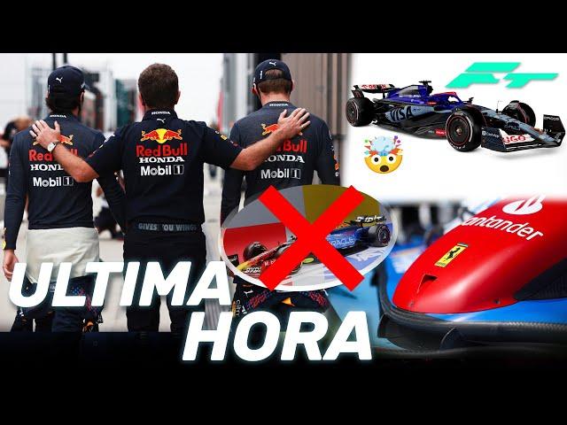 ¡¡DESESPERACION en RED BULL!! CANCELAN LIVERY, REESTRUCTURACION, FERRARI NUEVA ALA FLEXIBLE, LIVERYS