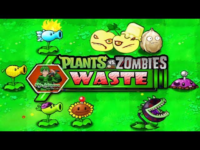 Plants Vs Zombies WASTE EDITION V1.0 l Adventure Day Level 1-1 to 1-10 l PC l Gameplay