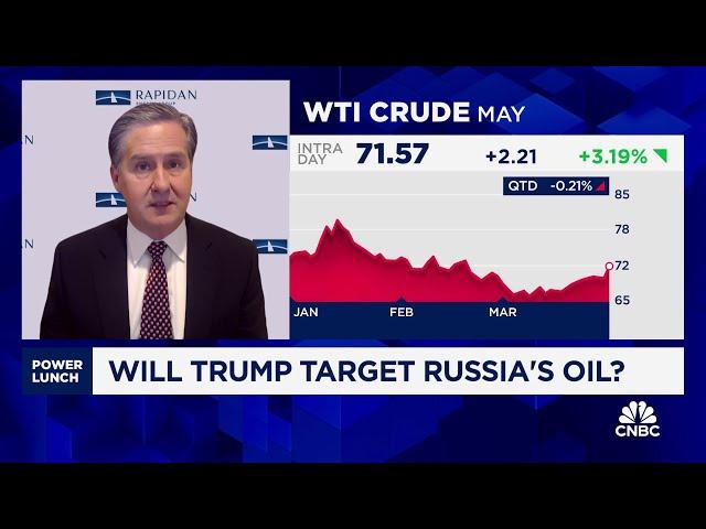 The geopolitical risk premium is likely to come back into the market, says Rapidan CEO Bob McNally