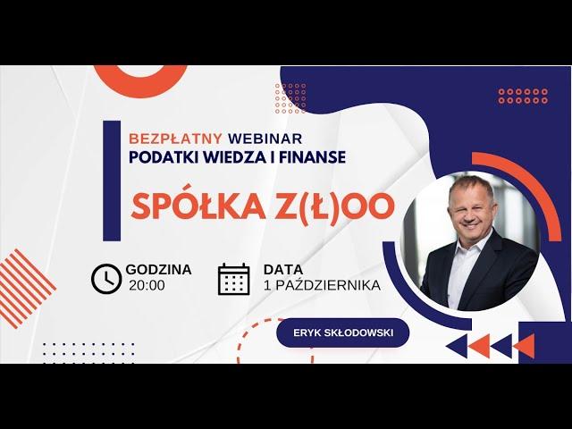  Spółka Z(Ł)OO  || Darmowy Webinar