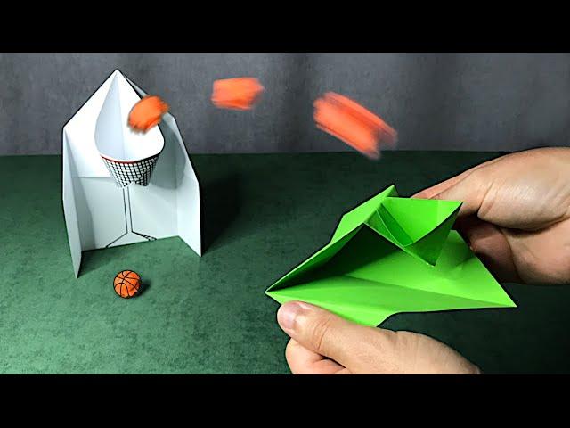 AMAZING Mini Basketball | Fun and Easy Origami Paper Toy