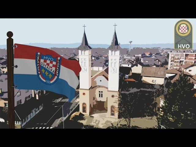 HRVATSKE RATNE ZASTAVE | 102. odžačka brigada HVO | Zastava | Croatian war flags | 2024