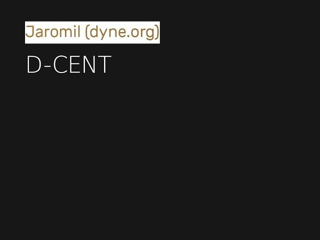 Jaromil (dyne.org)  - D-CENT