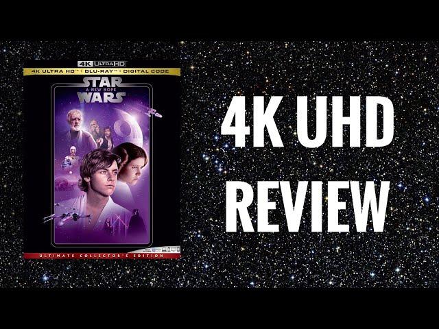 STAR WARS: A NEW HOPE 4K ULTRAHD BLU-RAY REVIEW | DOLBY ATMOS + HDR10