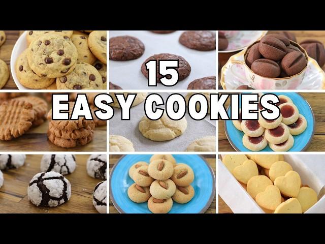 15 Easy Cookie Recipes | Most Popular Cookies in The World