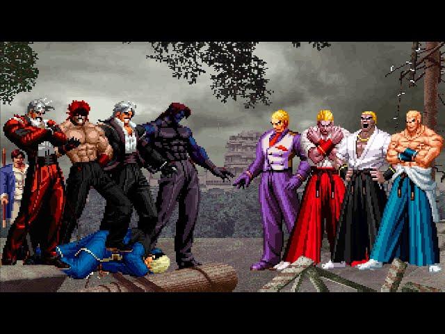 [KOF Mugen] Rugal Bernstein Team vs Geese Howard Team