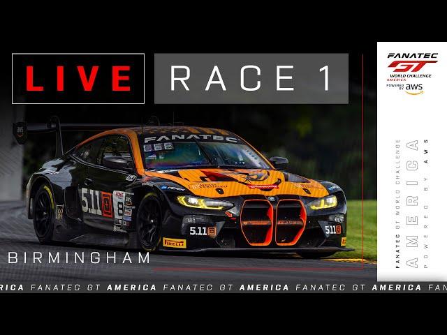 LIVE | Race 1 | Barber Motorsports Park | Fanatec GT World Challenge America powered by AWS 2024