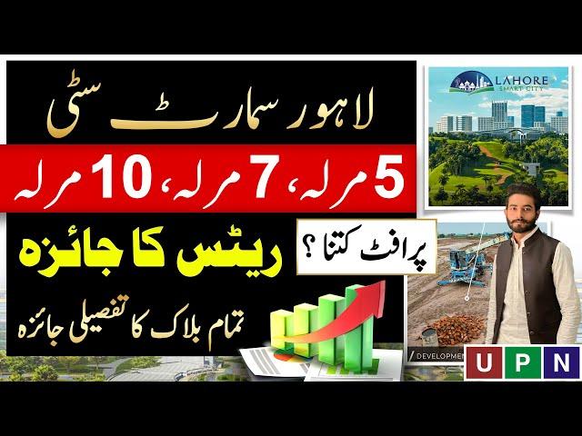 Lahore Smart City | 5 Marla, 7 Marla & 10 Marla Plots | Detailed Rates Update | Huge Profit | 2025