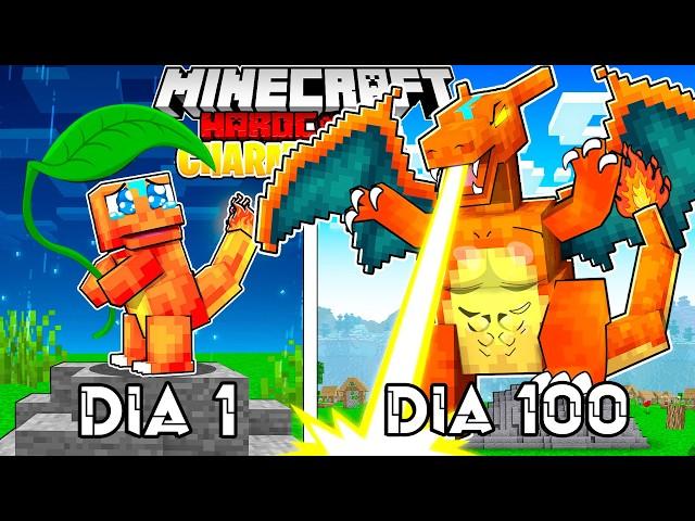 🟥SOBREVIVÍ 100 DÍAS siendo PÓKEMON DE FUEGO Minecraft HARDCORE! - Misaki Gamer