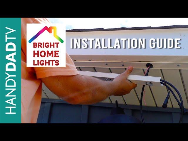 How to install Permanent Holiday Lighting (Bright Home Lights)