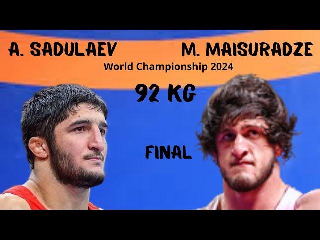 Абдулрашид Садулаев  - Мириани Майсурадзе. 92 кг. Финал. Чемпионат мира 2024