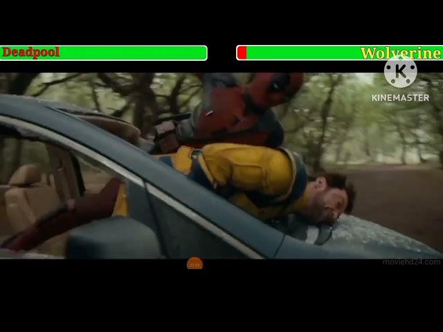 Deadpool vs Wolverine with healthbars / Honda Odyssey Fight