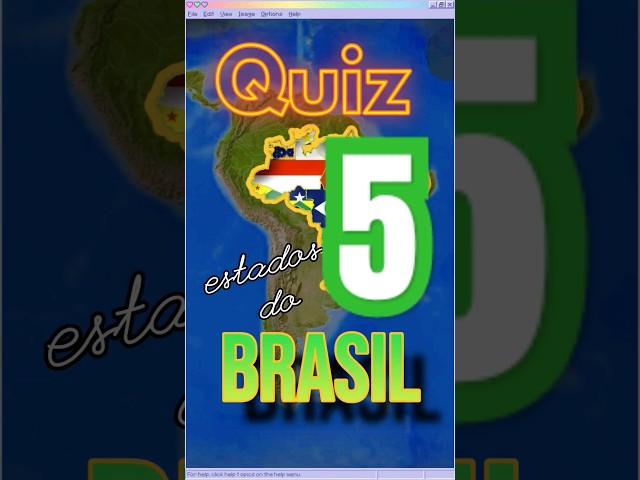 quiz 5 estados do brasil