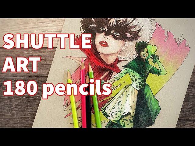 SHUTTLE ART 180 Colored Pencils Review