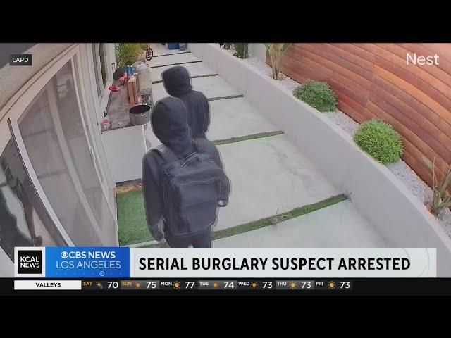 Serial burglary suspect arrested in Granada Hills