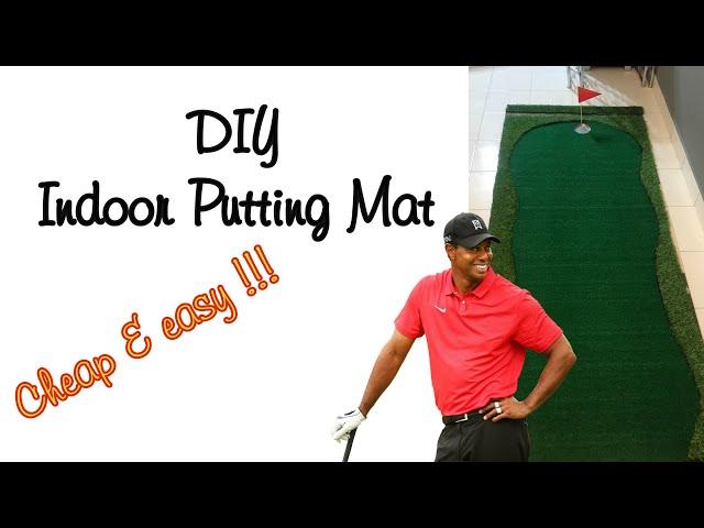 DIY Indoor Putting Mat