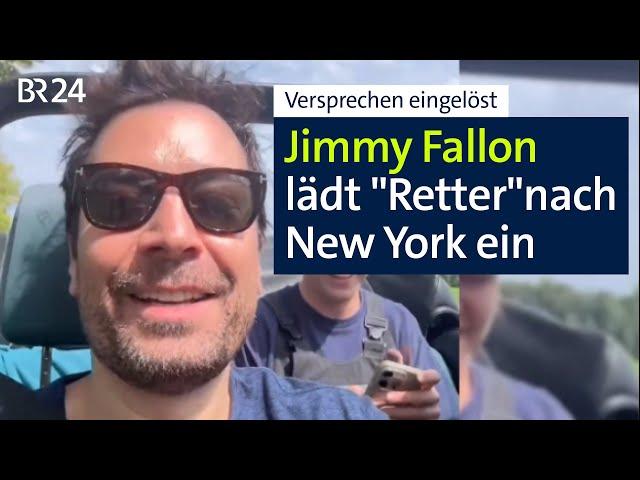 Fallon hält Versprechen: Familie aus Gmund fliegt nach New York | Abendschau | BR24