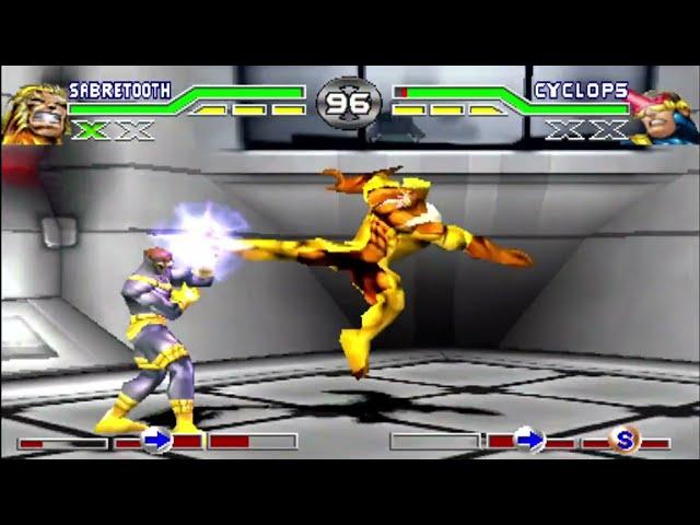 X-Men: Mutant Academy - Sabretooth arcade mode