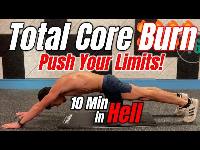 10 Minute Total Core Burn – No Equipment Ultimate Abs Workout