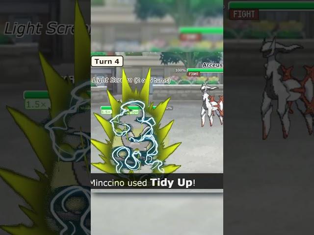 Tidy Up Minccino SWEEPS Pokemon Showdown