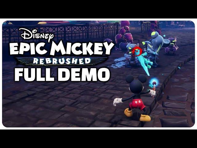 Disney Epic Mickey: Rebrushed - Full Demo Gameplay PC