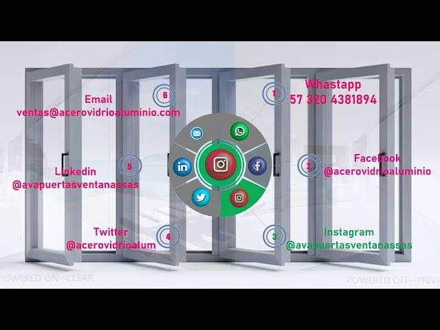 Contáctenos somos AVA Puertas Ventanas SAS