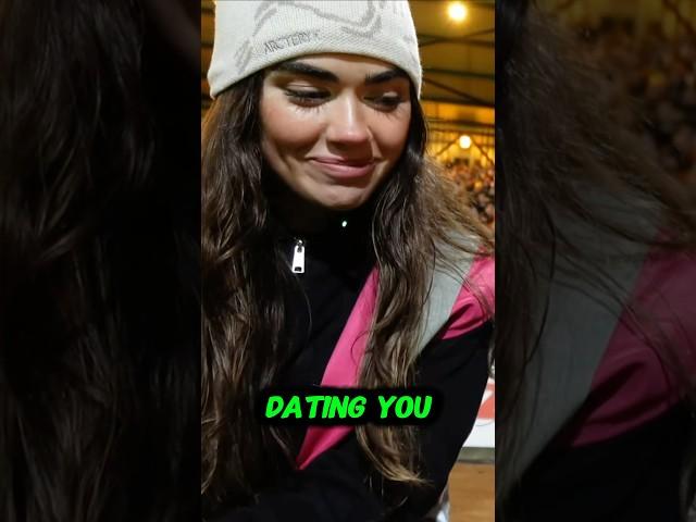 Nailed it. Flirting masterclass.