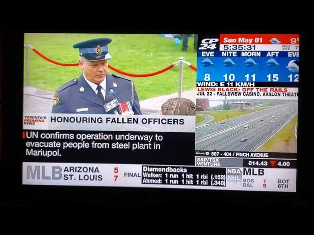 CP24 News   Ontario Police Memorial Ceremony of Remembrance 2022