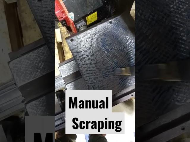 Workshop technology | Manual scraping || Matching surfaces of machine | Hand scraping | Machine tool