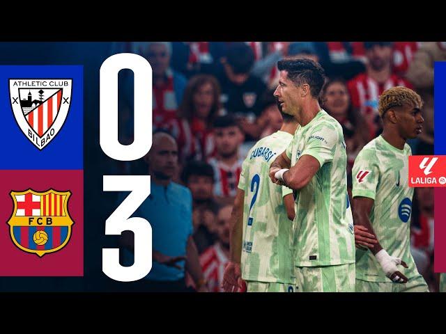 ATHLETIC CLUB 0 vs 3 FC BARCELONA | LALIGA 2024/25 MD38 