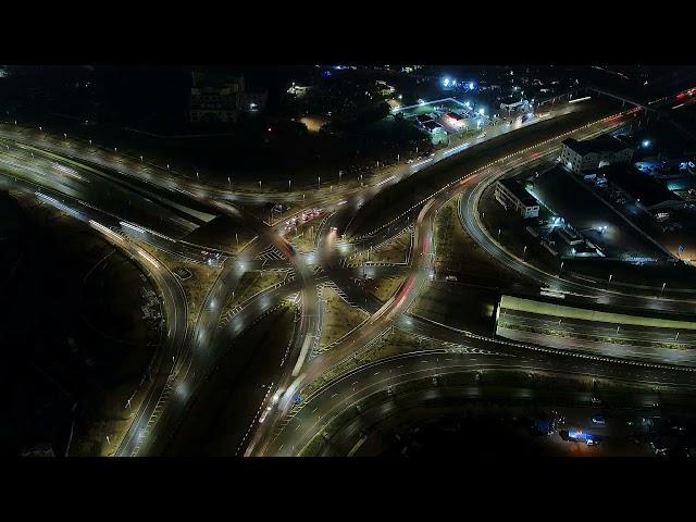 Time lapse of Tema Interchange Ghana 