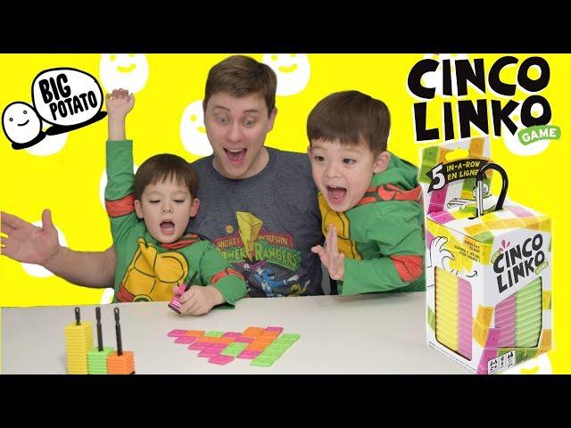 Family Game Night With CINCO LINKO:The Five-Minute, Five-In-A-Row Tile Game